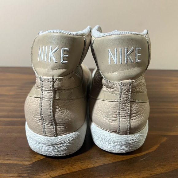Nike Blazer Mid Premium Linen Summit White shoes - Size 9.5 - Picture 4 of 8